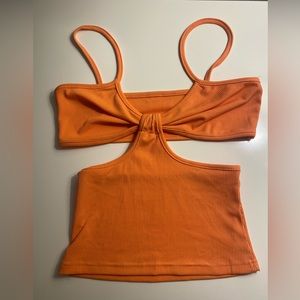 Orange Cut out Crop